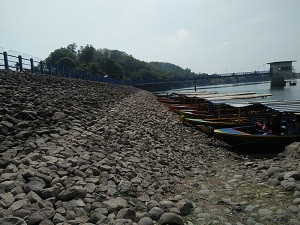 Debit Ait Waduk Cacaban di Tegal Menyusut Drastis