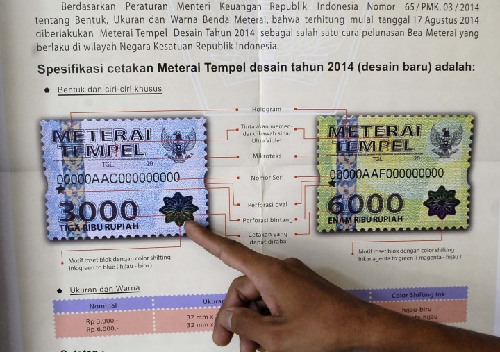  Pemerintah Bakal Buat Meterai Digital