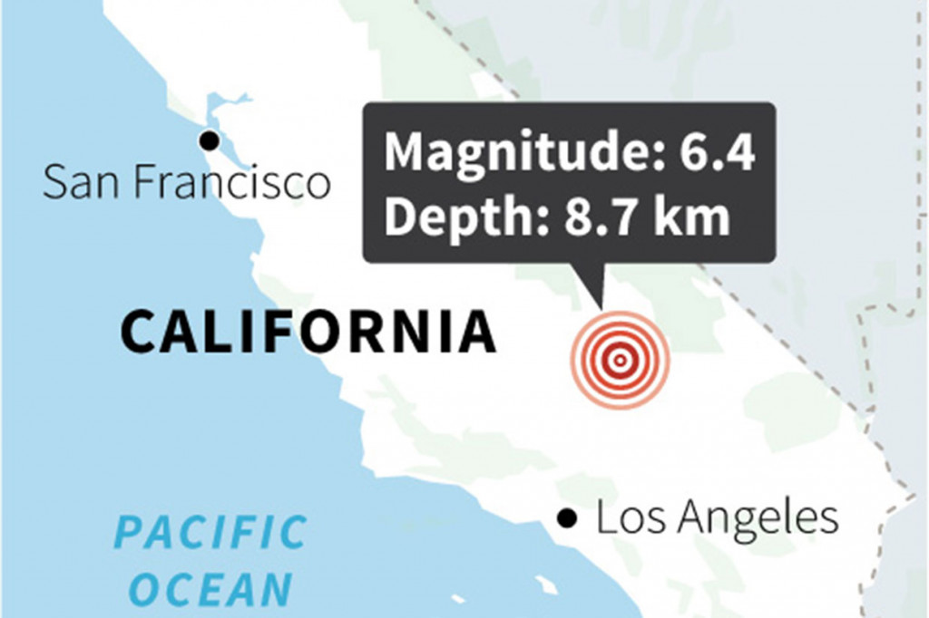 Gempa California, Sejumlah Rumah Rusak dan Tanah Retak