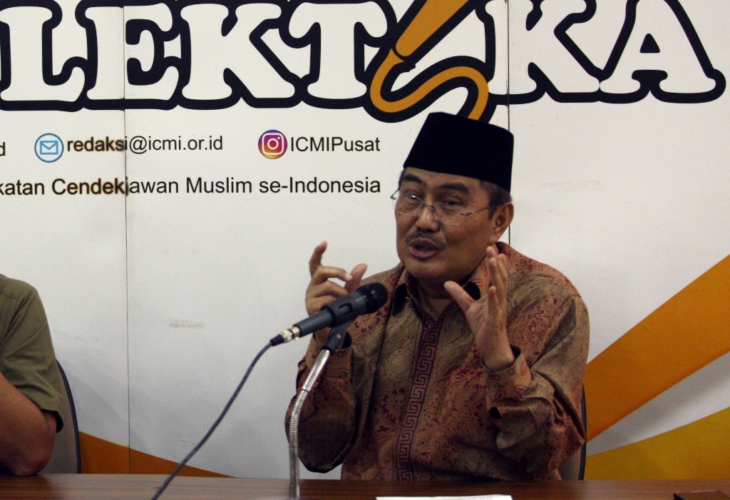 Mantan Ketua Mahkamah Konstitusi Jimly Asshiddiqie. Foto: MI/Adam Dwi