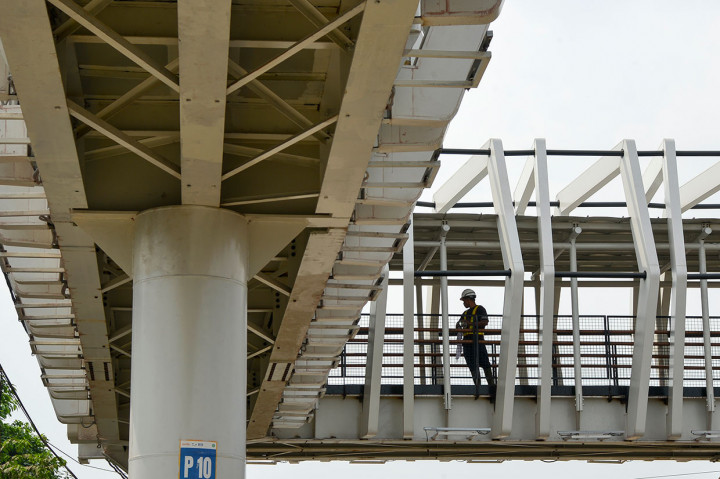Pembangunan JPO Rawamangun Selesai Akhir Juli