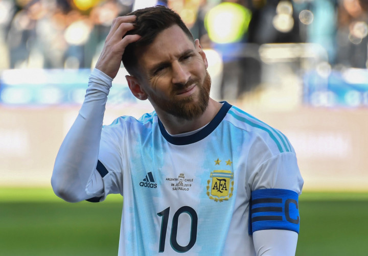 Messi Tolak Pengalungan Medali Perunggu Argentina