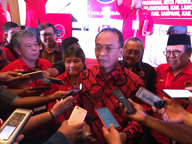 Suasana Konfercab PDIP Jatim di Surabaya. (Medcom.id/Amal).