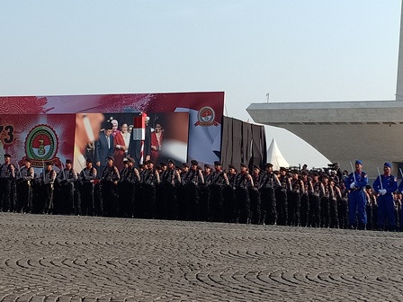 7 Resimen TNI-Polri Mengikuti HUT ke-73 Bhayangkara