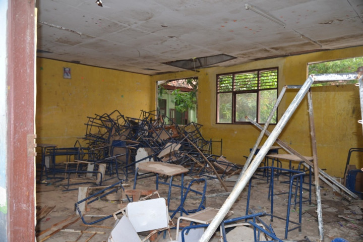 Pernah Ditinjau Jokowi, SMPN 1 Muara Gembong Masih Memprihatinkan