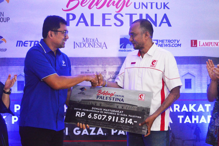 Media Group Salurkan Donasi untuk Perluasan RS di Gaza