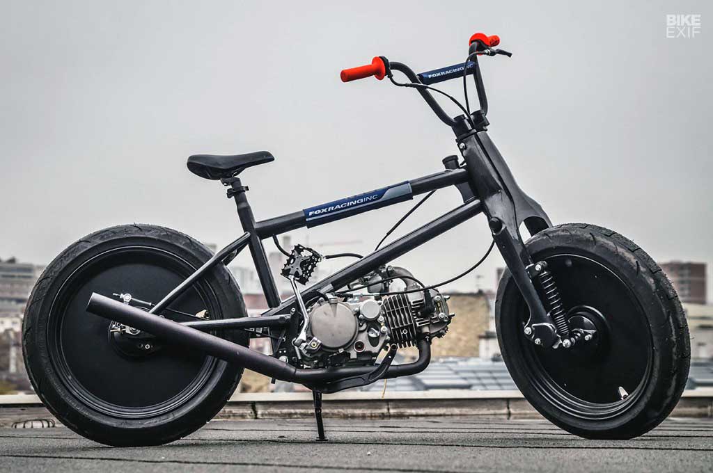 Sepeda BMX Adopsi Mesin Honda Cub ala Tom Dun