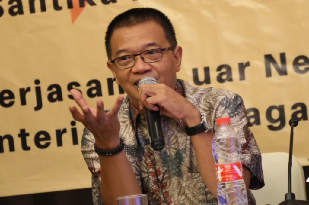 Staf Ahli bidang Kerja Sama Hubungan Internasional Kemenaker Suhartono. (Foto: Dok. Kemenaker)