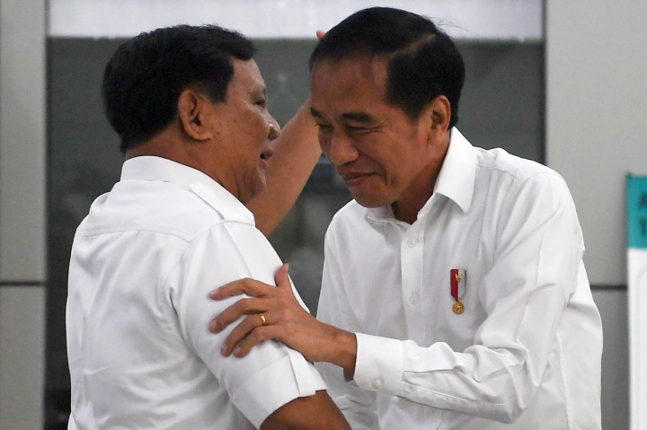 Momen Pertemuan Jokowi dan Prabowo