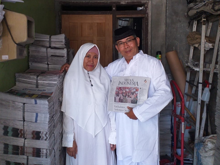 Tukang Koran Menabung 14 Tahun Demi Berhaji