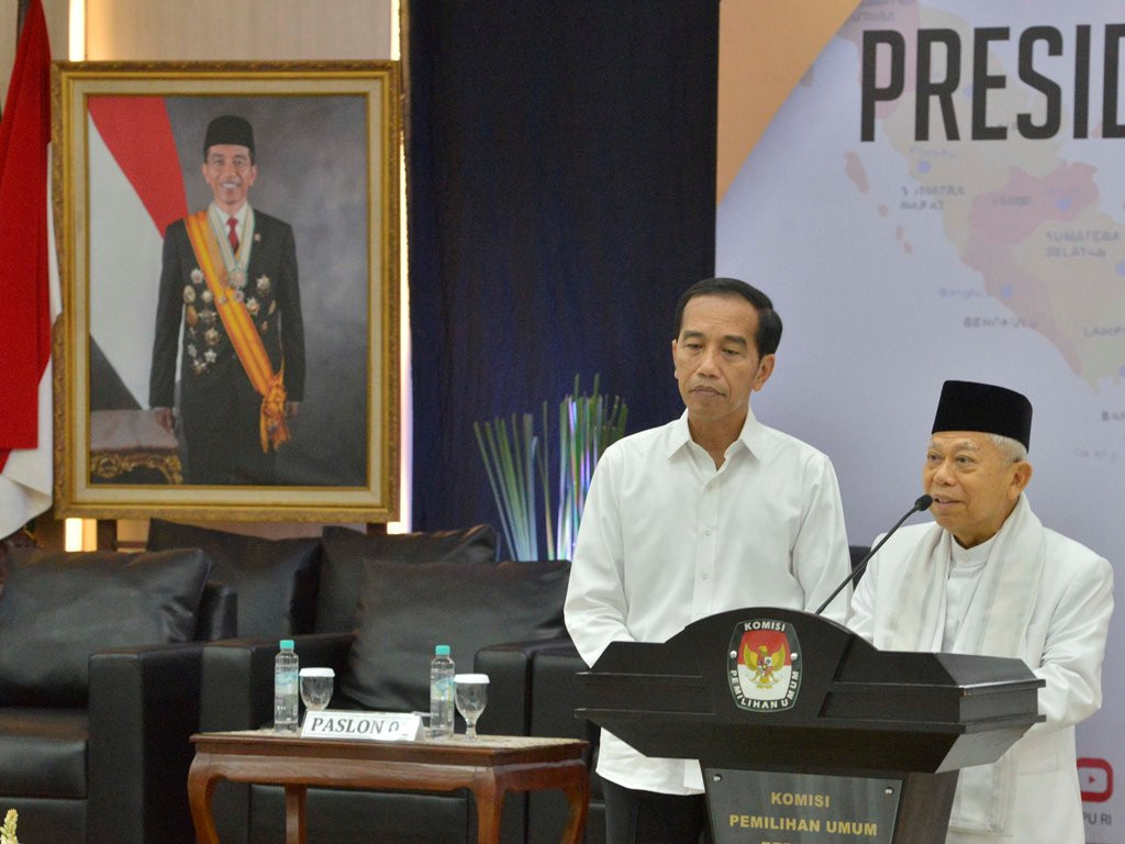 Presiden dan Wakil Presiden Terpilih, Joko Widodo-Ma'ruf Amin. Foto: MI/Mohamad Irfan.