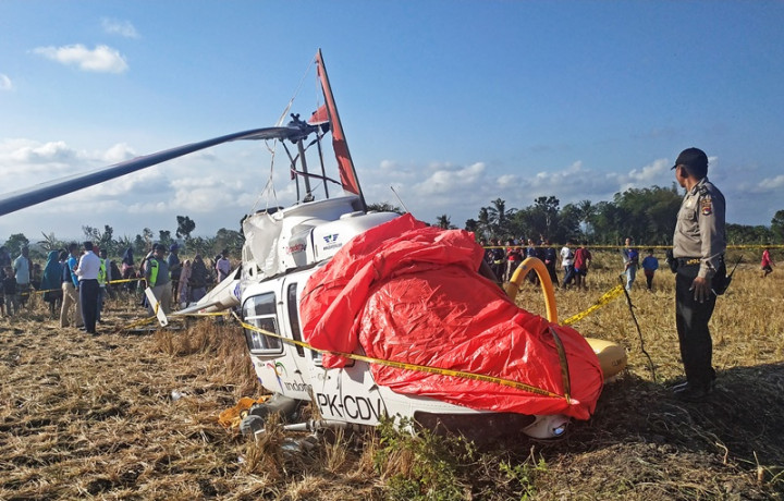 Penyebab Jatuhnya Helikopter Pengangkut 3 WNA Tunggu Investigasi KNKT