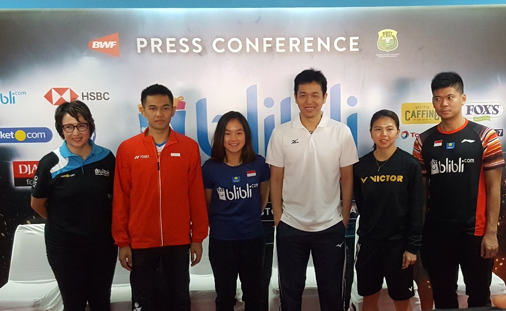 Jumpa media jelang Indonesia Open 2019. (Foto: medcom.id/Gregorius Gelino)