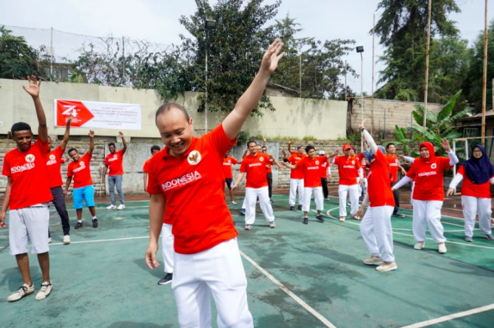 Pemuda Ethiopia Mengenal Kemeriahan Lomba HUT RI