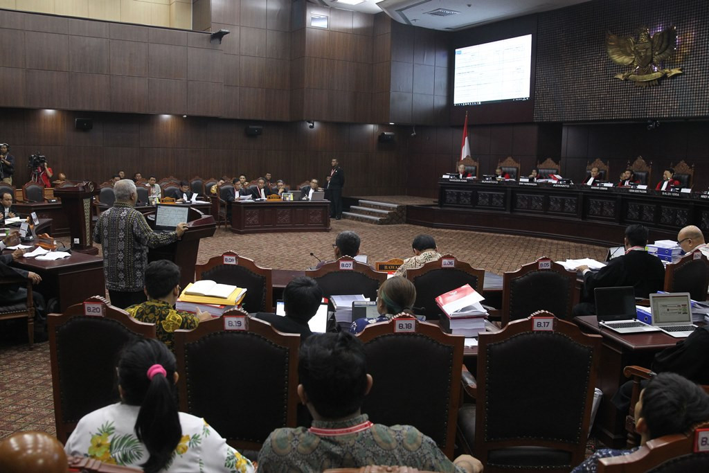 Hakim MK Tegur Kuasa Hukum Gerindra