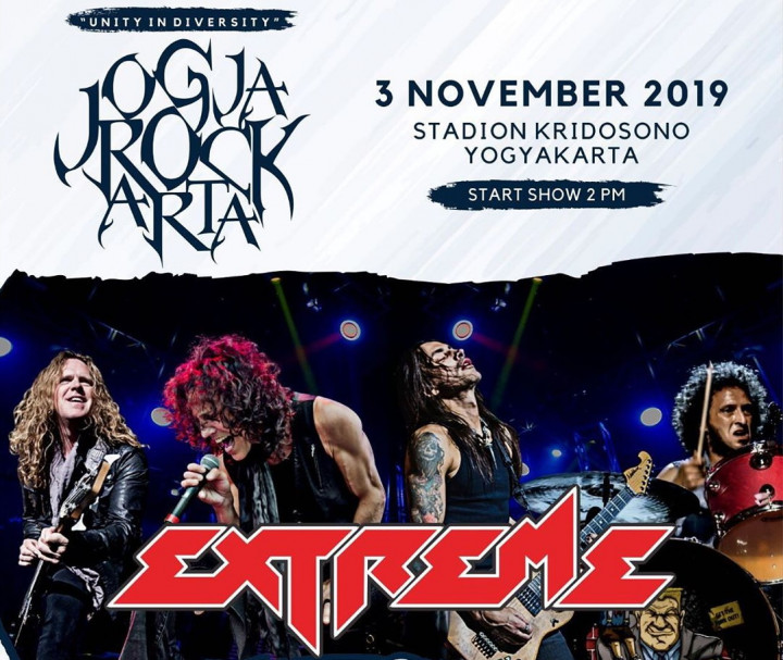 Jogjarockarta 2019 Umumkan Kehadiran Band Extreme