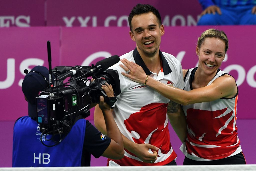 Chris Adcock/Gabrielle Adcock. (Foto: AFP/Saeed Khan)