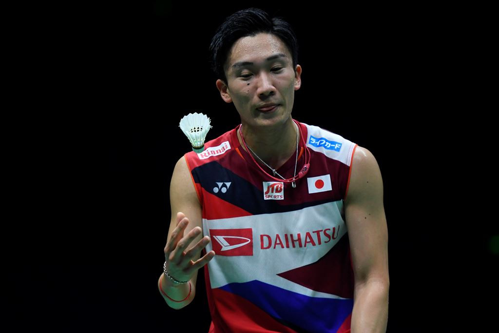 Kento Momota. (Foto: AFP/Wang Zhao)