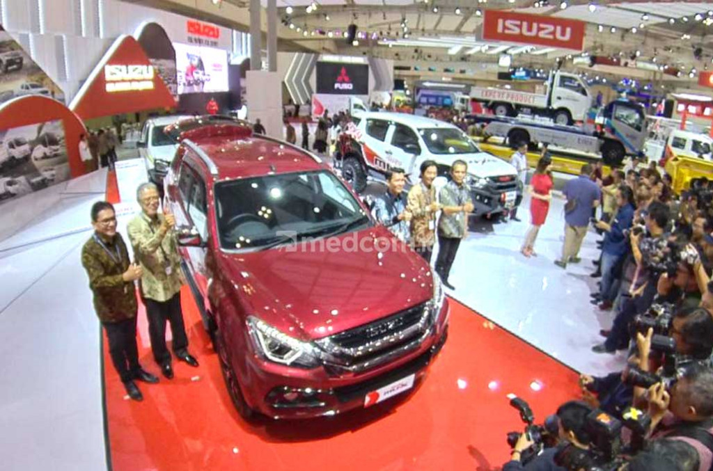 Isuzu boyong penyegaran Mu-X dan D-Max di GIIAS 2019. medcom.id/Ahmad Garuda