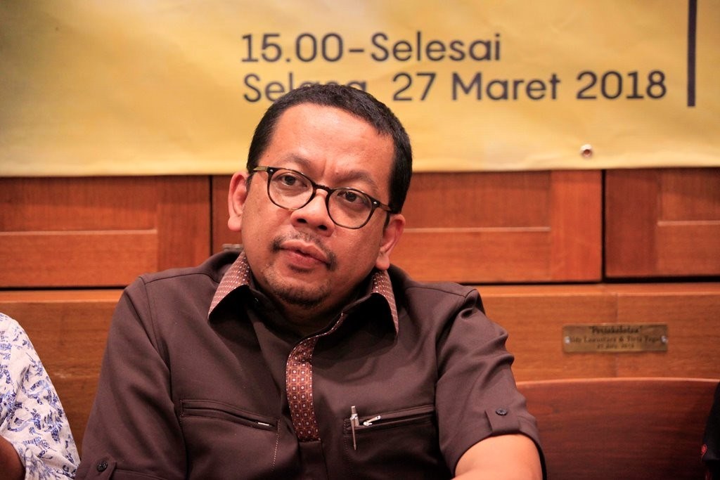 Direktur Eksekutif Indo Barometer Muhammad Qodari. (Foto: MI/Rommy Pujianto)