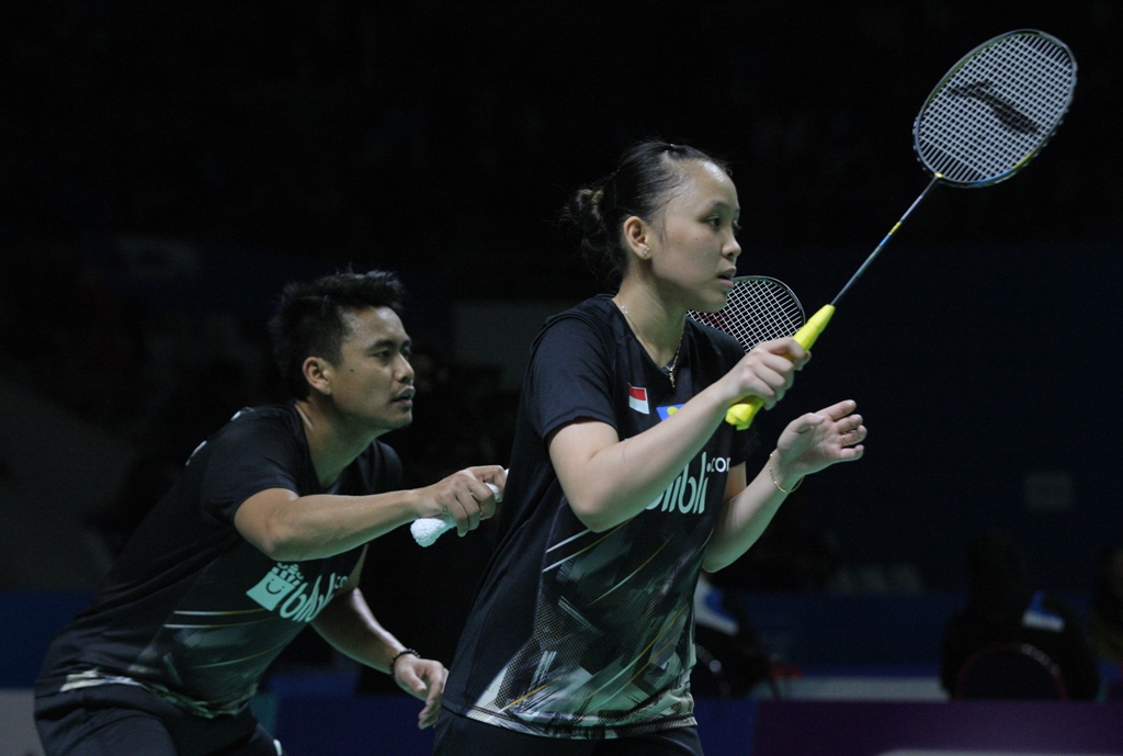 Tontowi Ahmad/Winny Oktavina Kandow. (Foto: MI/Ramdani)