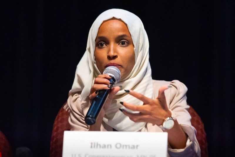 Ilhan Omar anggota Kongres Amerika Serikat (AS) yang diserang secara rasis oleh Presiden Donald Trump. (Foto: AFP).