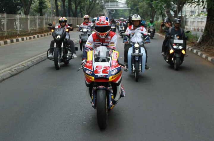 Sam Lowes Girang Rolling City di Jakarta