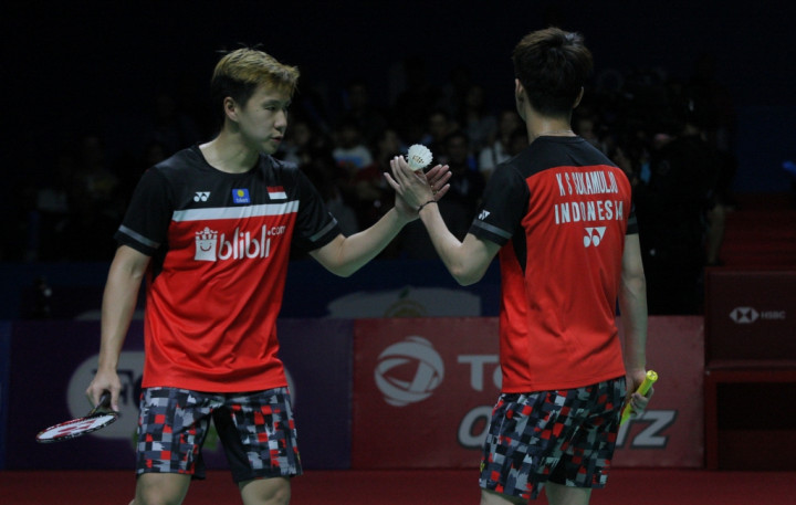 Singkirkan Wakil Tiongkok, Marcus/Kevin Tantang Ahsan/Hendra di Final