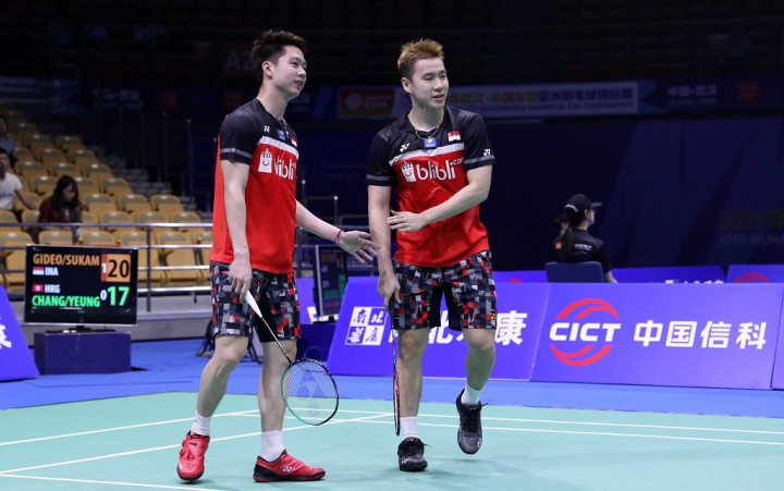 Jadwal Final Indonesia Open 2019: Marcus/Kevin Tantang Ahsan/Hendra
