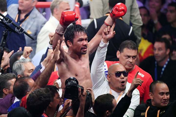 Pacman Rebut Sabuk Juara Kelas Welter WBA