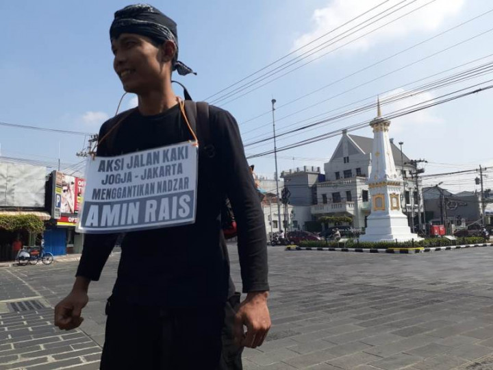 Nazar Amien Rais Berjalan Kaki ke Jakarta Diwakilkan