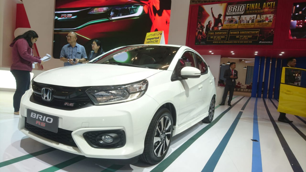 Honda Brio pasar ekspor memiliki model setir kiri. Medcom.id/Ekawan Raharja