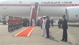 Presiden Jemput Pangeran Abu Dhabi di Soekarno-Hatta