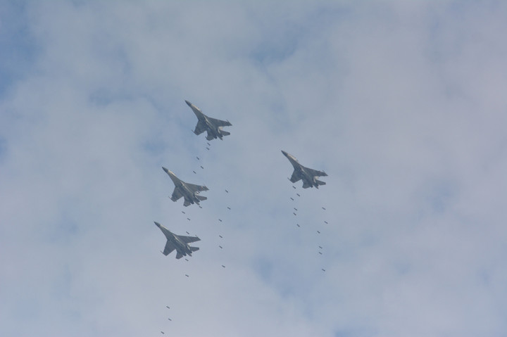 TNI AU Gelar Fire Power Demo di Lumajang