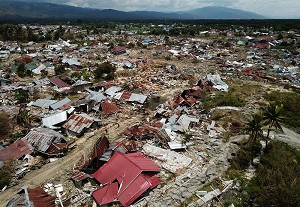 Penyintas Bencana di Palu Bangun Rumah di Zona Merah