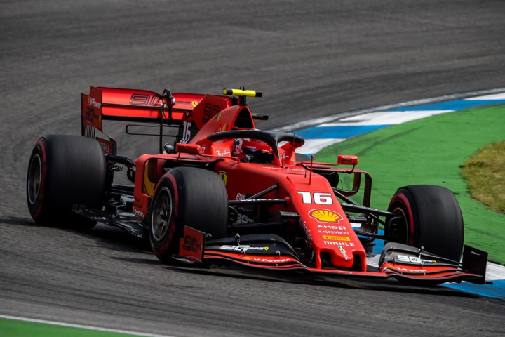Charles Leclerc Pimpin FP 3 F1GP Jerman