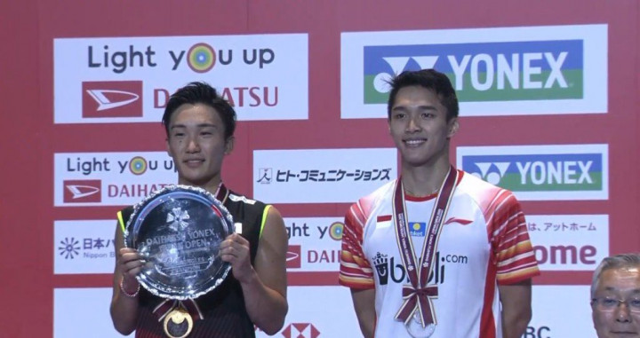 Japan Open 2019: Kento Taklukkan Jojo di Final