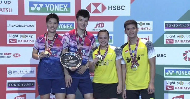 Japan Open 2019: Praveen/Melati Takluk di Final dari Wang/Huang