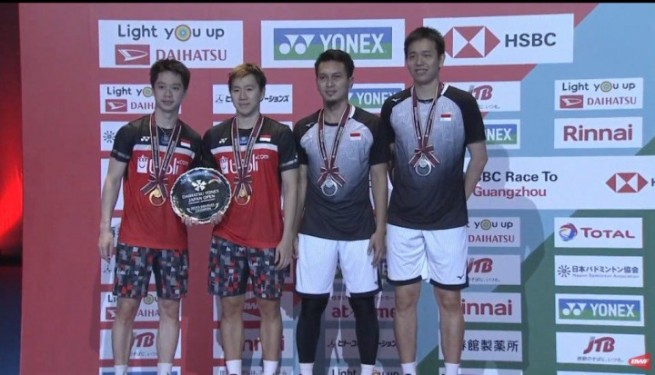 Japan Open 2019: Marcus/Kevin Kandaskan Perlawanan Ahsan/Hendra di Final