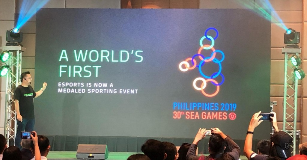 Pengumuman cabor esports di SEA Games 2019. (Ungeek Filipina)