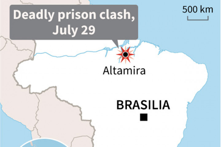 Kerusuhan di Penjara Brasil Tewaskan 57 Narapidana