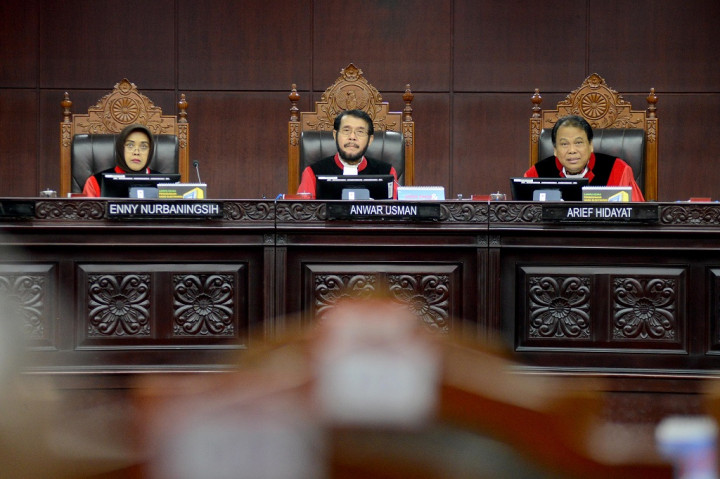 Hakim MK Gelar RPH Putuskan Gugatan Pileg