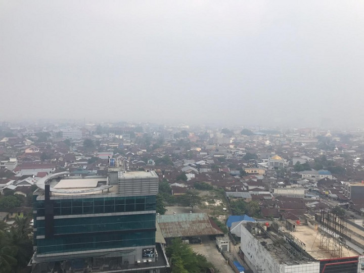 Jarak Pandang di Pekanbaru Semakin Menurun