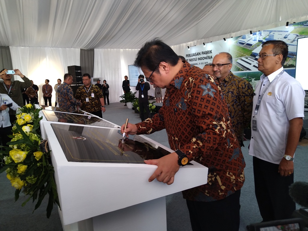 Menteri Perindustrian Airlangga Hartarto. (FOTO: Medcom.id/Ilham Wibowo)