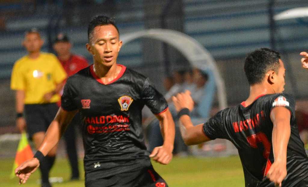 Skuat Kalteng Putra. (Foto: Antara/Syaiful Arif)