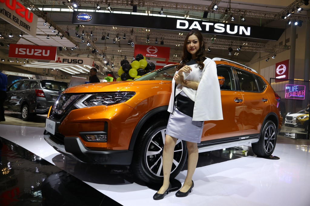 NMI baru saja meluncurkan New X-Trail di GIIAS 2019. Medcom.id/Ekawan Raharja