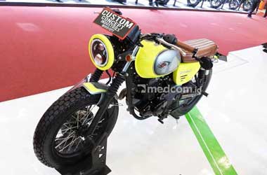 Kawasaki W175 Tampil Ngejreng ala Custom Concept Industries