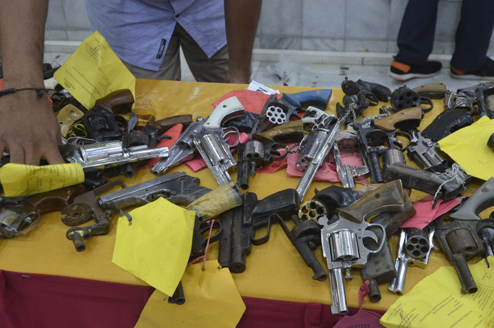 Operasi Sikat Krakatau 2019, Polda Lampung Sita 216 Senpi Rakitan