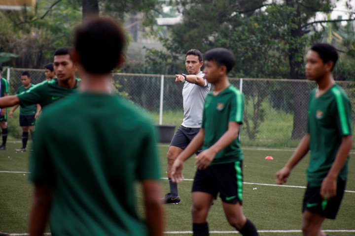 Timnas U-15 Sambut Filipina dengan Latihan Ringan