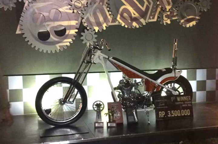 Custom Bike 'Berkepribadian Ganda' ini, Juarai SM Palembang